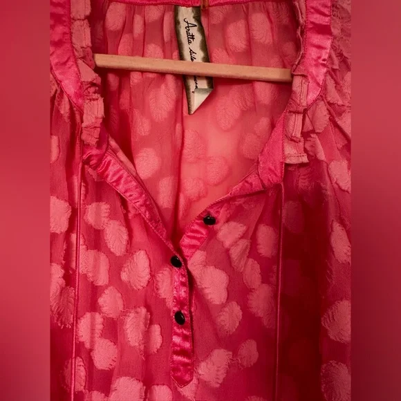 Aratta Pink Blouse with Textured Design - Picture 16 of 16